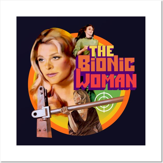 Bionic Woman Wall Art by Trazzo